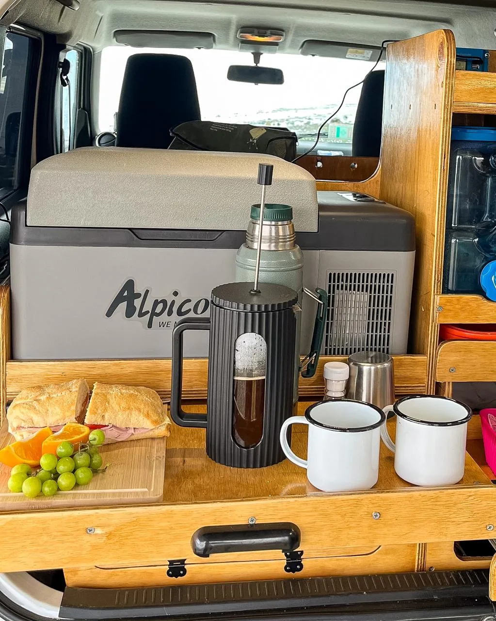 Kit de café y desayuno a bordo del camper